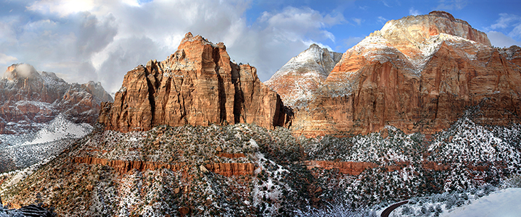 Zion in Winter