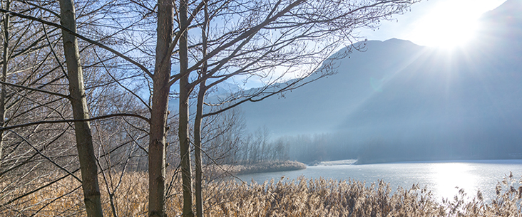 Winter Mountain Lake